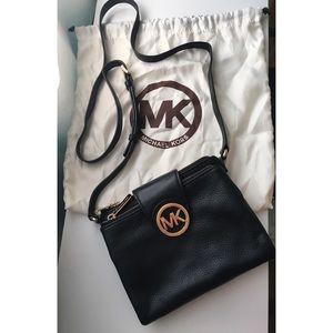 Black Michael Kors MK Crossbody