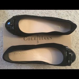Cole Haan black flats