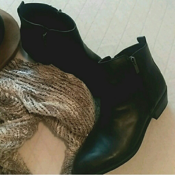 Black Ankle Booties, BRAND NEW!