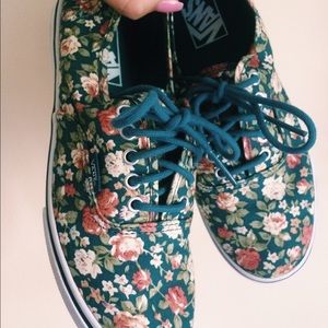 Floral Vans