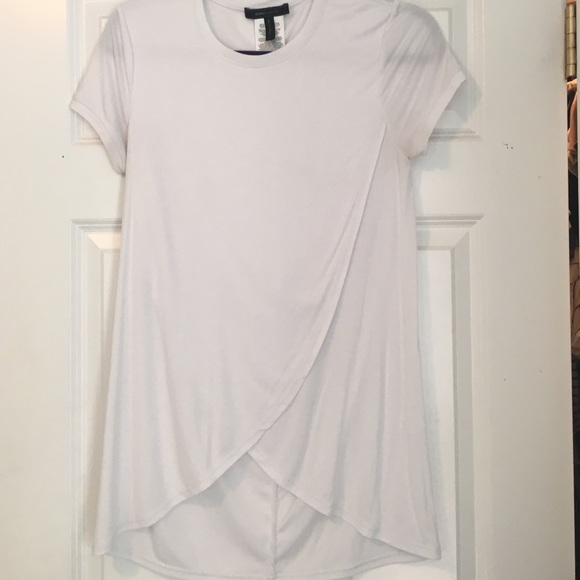 BCBG Draped Back Shirt