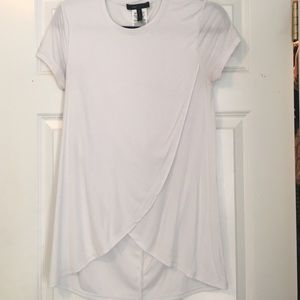 BCBG Draped Back Shirt