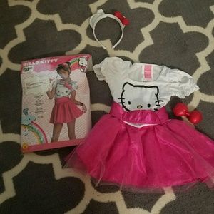 Hello kitty little girls costume size 2-4