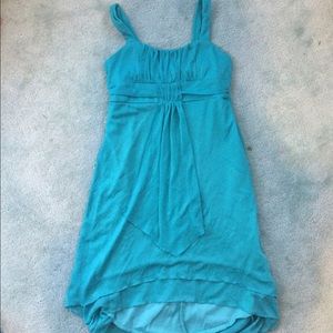 Turquoise High-low Dress
