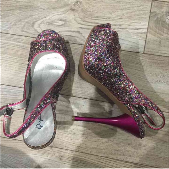 Sparkly heels