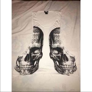 Skull side-showing top