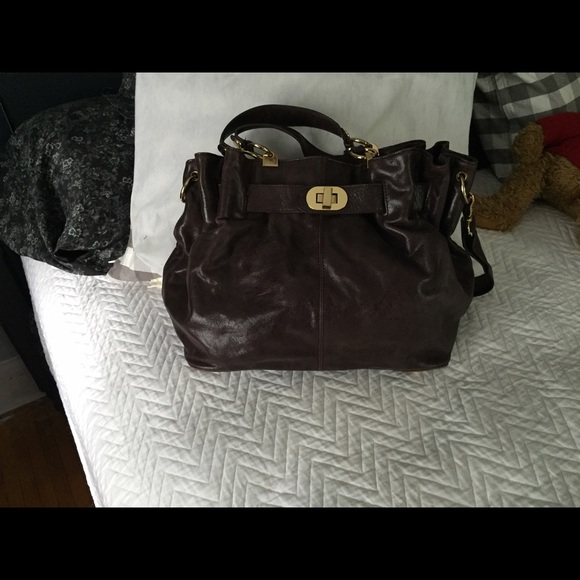 Brown Badgley Mischka bag