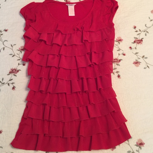 Candies Ladies Ruffled Top