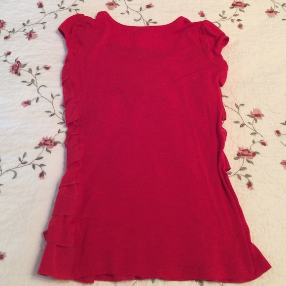 Candies Ladies Ruffled Top - Picture 2 of 2