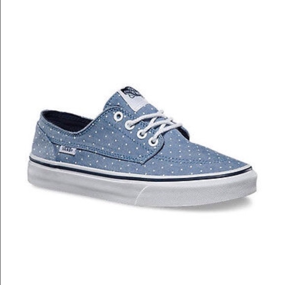 blue and white vans