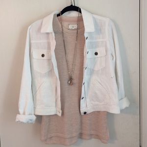 Lou & Grey - Short Sleeve Lightweight Knit Tee