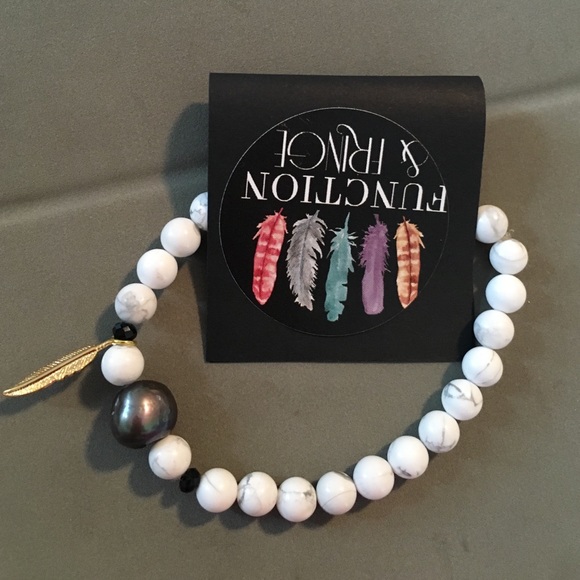 Gemstone and Pearl Bracelet