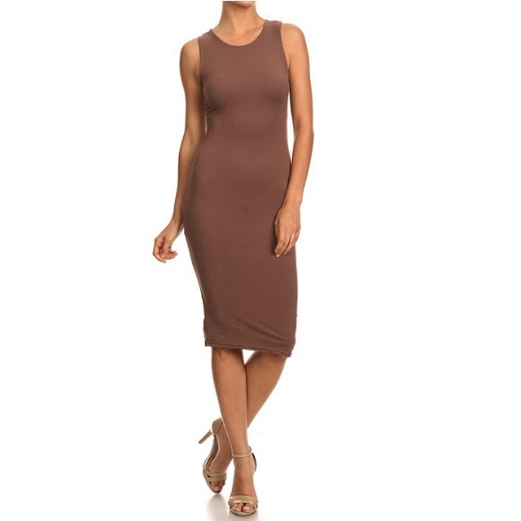 tank midi bodycon dress
