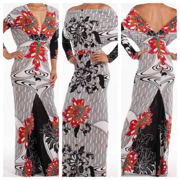 Maxi floral dress