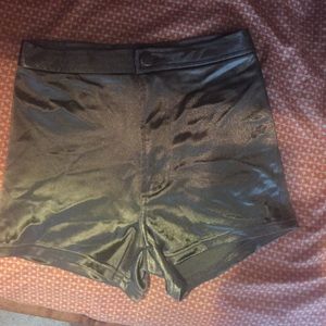 Forever 21 Gunmetal Disco shorts