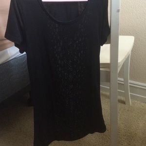 Sparkly black tee shirt!