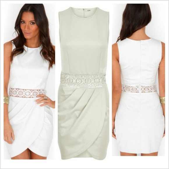Short white dress