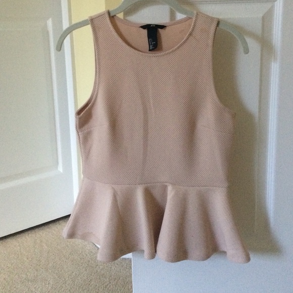 Pale Pink Peplum