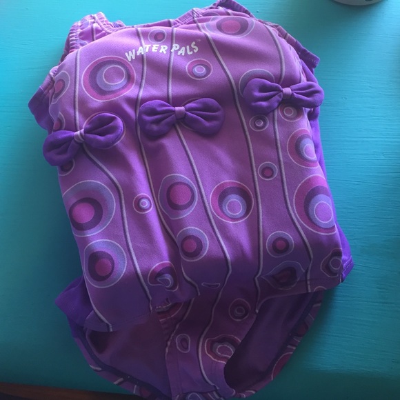 Water pals swim suit with built in floaties