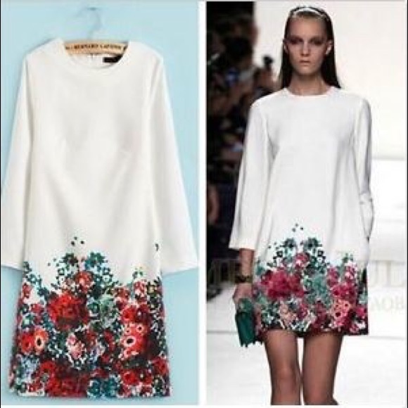Short floral dress