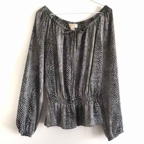 MICHAEL Michael Kors Tops - MICHAEL KORS PEASANT STYLE BLOUSE