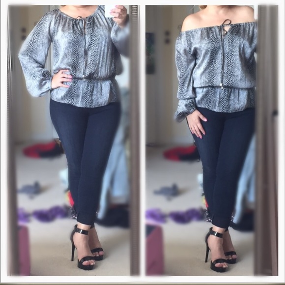 MICHAEL KORS PEASANT STYLE BLOUSE - Picture 3 of 4