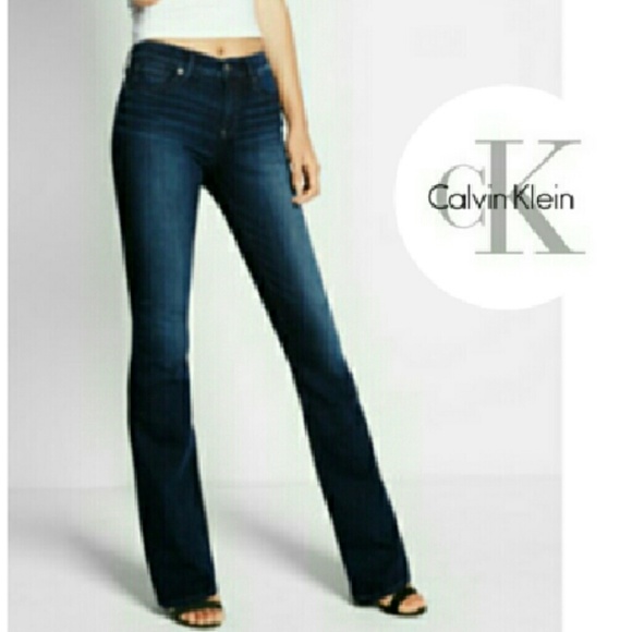 calvin klein women's boot cut jeans