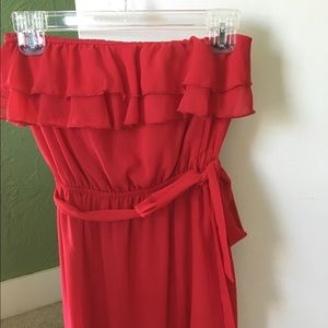 Cute "salsa" strapless dress