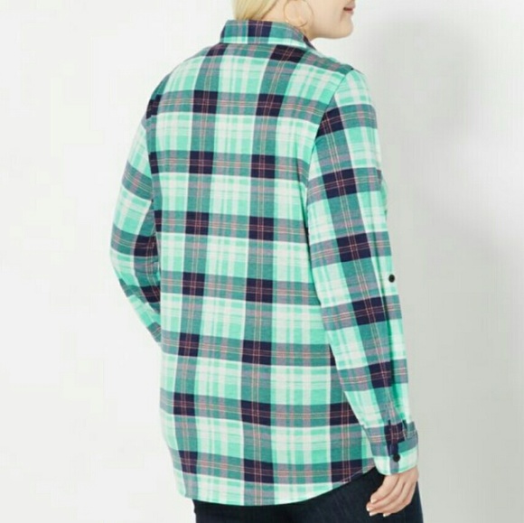 Flannel Button Down Shirt size medium - Picture 2 of 3