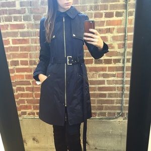 Green With Envy hooded raincoat