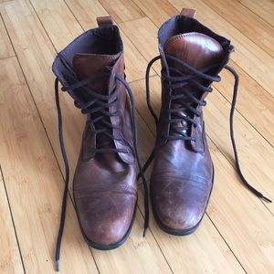 Aldo Men's Brown Leather Boots