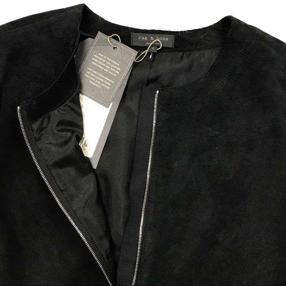 RARE NEW 100% sheep leather rag & bone dress - Picture 2 of 8