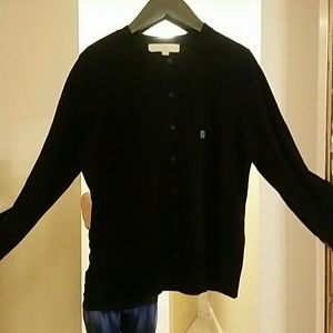 Loft navy button cardigan