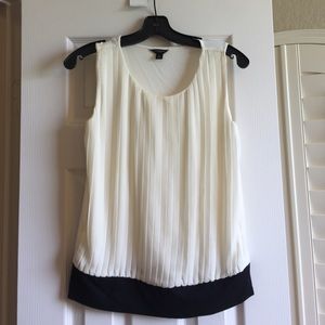 Ann Taylor Pleated Top