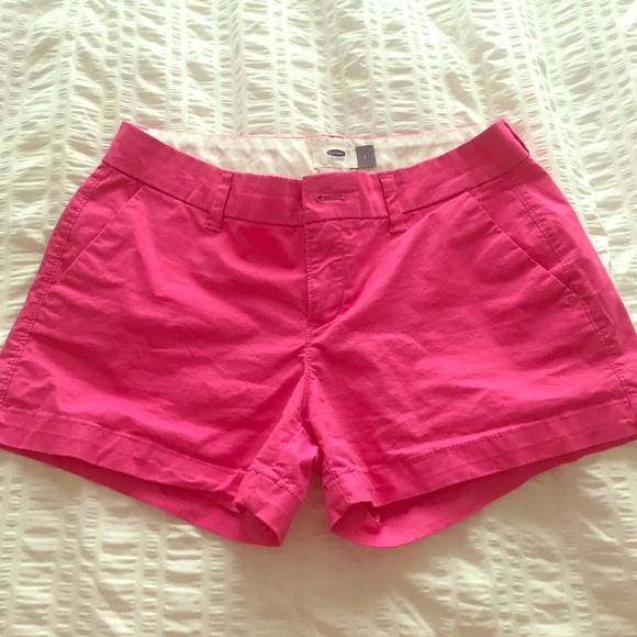 Hot pink shorts