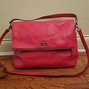 BEAUTIFUL Red Kate spade Purse Large Size