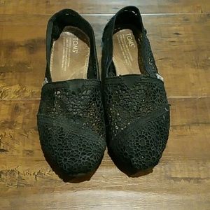 Toms lace flat