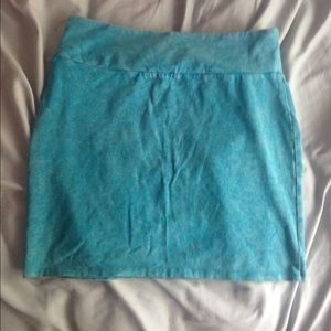 Tight blue pencil skirt from American eagle