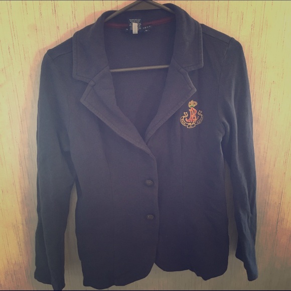 Ralph Lauren cotton blend blazer