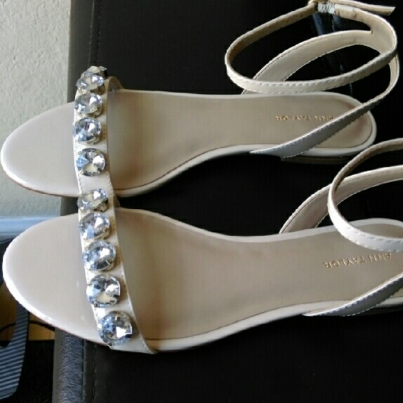 Ann Taylor jeweled sandals