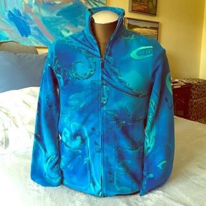 Chico's Lightweight Blue-Green Jacket