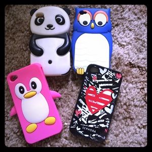 iPhone silicone case bundle