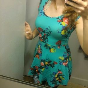 Flirty floral dress
