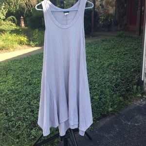 Tank dress boho look ruffles in the back XS