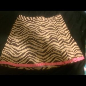 Girls Leopard Print Skirt. NWOT