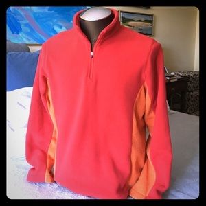 Land's End Two-Tone Half-Zip Fleece