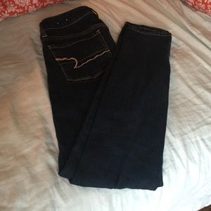 American Eagle skinny super stretch jeans