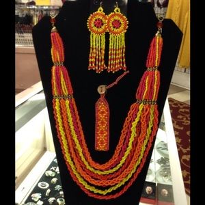3-Piece Necklace, Earring, and Bracelet Set