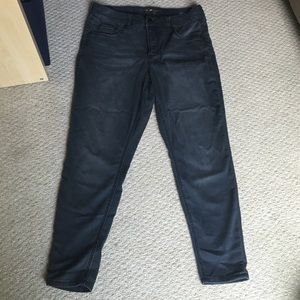 Melissa McCarthy Seven7 Pencil black wash pants 14