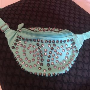 Turquoise studded fanny pack!